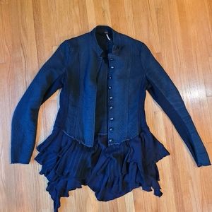 Free people steampunk sweater size 8